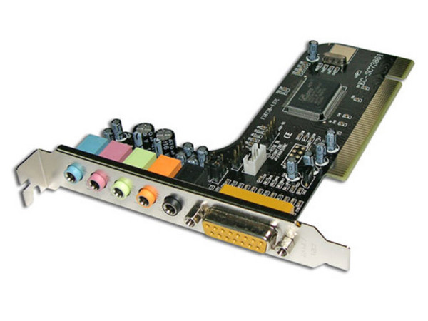 Tarjeta de Sonido Encore 5.1 de 6 Canales, PCI.