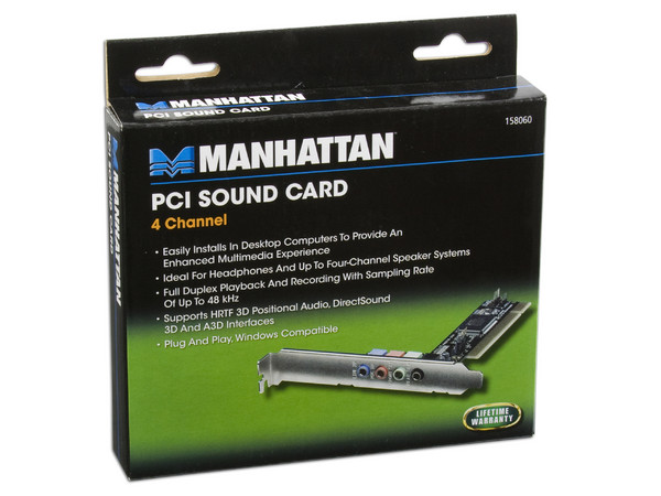 Tarjeta de Sonido Manhattan 4.0, PCI.