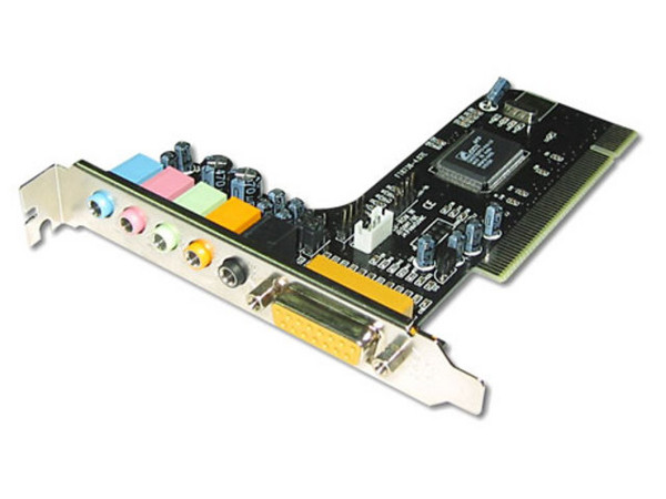 T. de Sonido SABRENT Surround Sound 5.1 de 6 Canales, PCI.