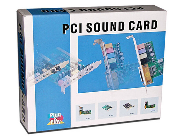 T. de Sonido SC013, 5.1 de 6 Canales, PCI.