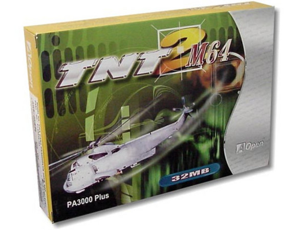 T. de Video AOpen nVIDIA RIVA TNT2 M64, 32Mb