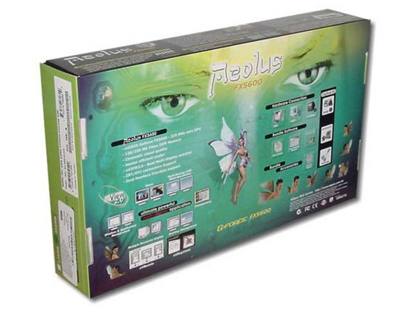 T. Video AOpen GeForce™ FX5600 con 256Mb DDR, Salida a TV