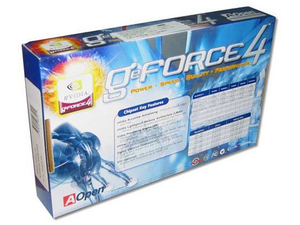 T. de Video AOpen  MX440 con 64Mb DDR, AGP 8x y Salida a TV