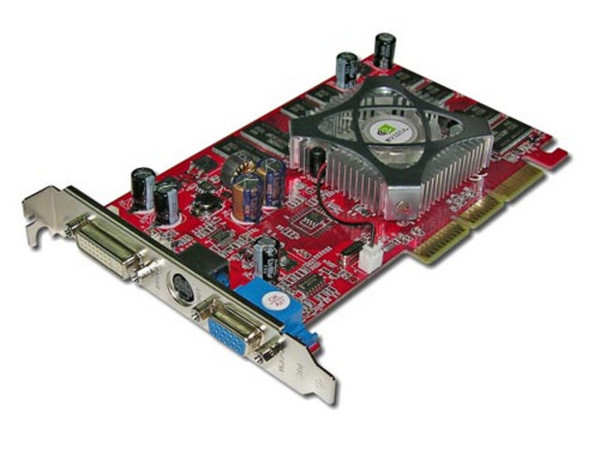 T. de Video Aopen nVidia GeForce FX 5700LE con 256, Salida a TV y AGP 8X.
