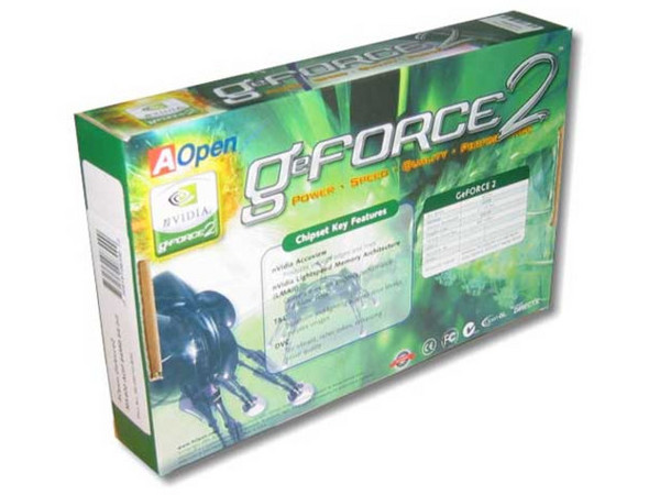 T. de Video AOpen nVidia GeForce2 MX400-64, 64MB, AGP 4x
