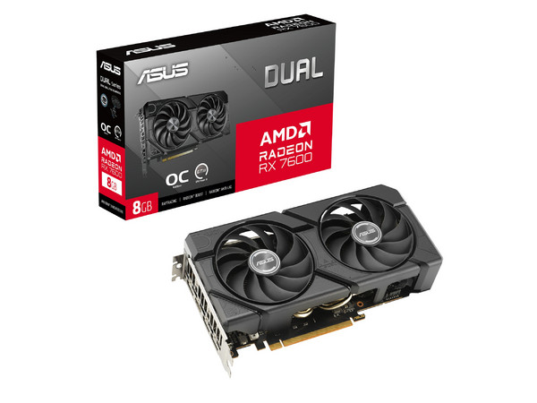 Tarjeta de Video AMD Radeon RX 7600 ASUS DUAL EVO OC, 8GB GDDR6, 1xHDMI, 3xDisplayPort, PCI Express 4.0