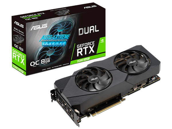 Tarjeta de Video Asua NVIDIA Dual GeForce RTX 2080 SUPER ASUS OC, 8GB GDDR6, 1xHDMI, 1xUSB-C, 3xDisplayPort, PCI Express 3.0.