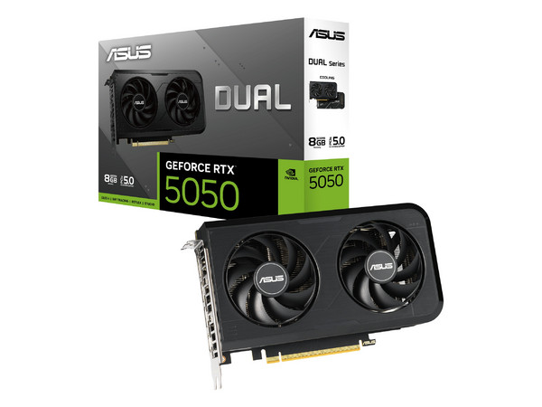 Tarjeta de Video NVIDIA GeForce RTX 5050 ASUS DUAL, 8GB GDDR6, 1xHDMI, 3xDisplayPort, 128 Bit, PCI Express 5.0. (Caja abierta)