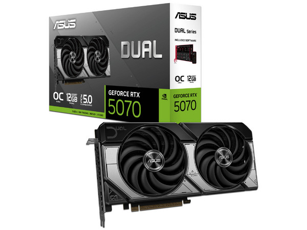 Tarjeta de Video NVIDIA GeForce RTX 5070 ASUS DUAL OC Edition, 12GB GDDR7, 192 Bit, 1xHDMI, 3xDisplayPort, PCI Express 5.0