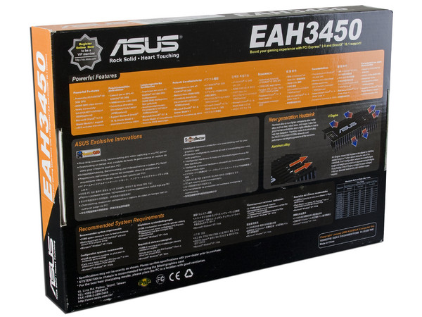 Tarjeta de Video ASUS ATI HD 3450, 256MB DDR2, Salida a TV, DirectX 10.1, Puerto PCI Express 2.0