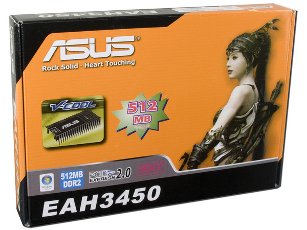 Tarjeta de Video ASUS ATI HD 3450, 512MB DDR2, Salida a TV, DirectX 10.1, Puerto PCI Express 2.0