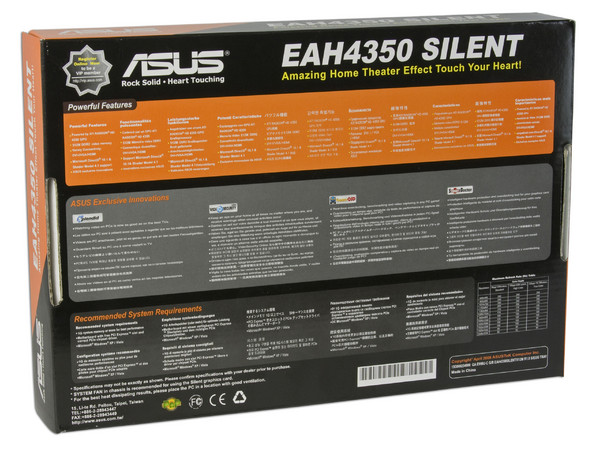 Tarjeta de Video ASUS ATI HD 4350 Silent, 512MB DDR2, Salida a TV HDMI, DirectX 10.1, Puerto PCI Express 2.0