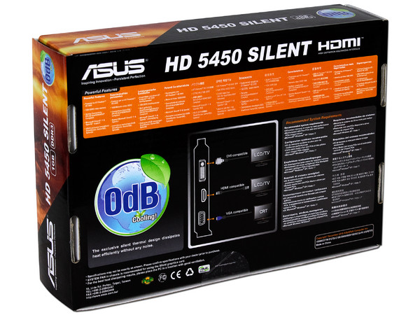 Tarjeta de Video AMD ASUS Radeon HD 5450 Low profile, 1GB GDDR3, 1xHDMI, 1xDVI, 1xVGA, PCI Express x16 2.1