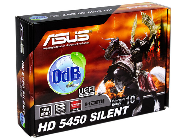 Tarjeta de Video AMD ASUS Radeon HD 5450 Low profile, 1GB GDDR3, 1xHDMI, 1xDVI, 1xVGA, PCI Express x16 2.1
