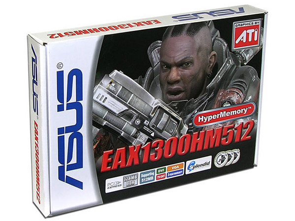 T. de Video ASUS Radeon EAX1300 con 128MB DDR (hasta 512MB con HyperMemory), Salida a TV. Puerto PCI Express x 16