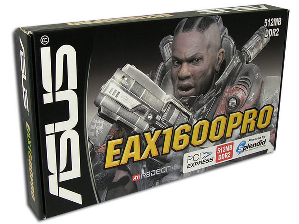 T. de Video ASUS Radeon EAX1600PRO con 512MB DDR2, Salida a TV. Puerto PCI Express x 16