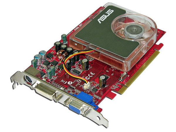 T. de Video ASUS Radeon EAX1600PRO con 512MB DDR2, Salida a TV. Puerto PCI Express x 16