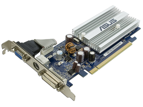 Tarjeta de Video ASUS NVIDIA GeForce 7200 GS, 256MB DDR2 Turbo Cache, Salida a TV. Puerto PCI Express x16