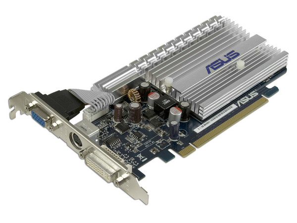 Tarjeta de Video ASUS NVIDIA GeForce 8400GS Silent, 256MB DDR2, Salida a TV, Puerto PCI Express 2.0