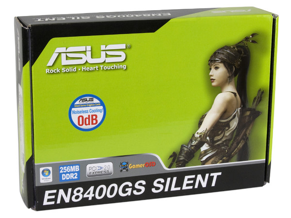 Tarjeta de Video ASUS NVIDIA GeForce 8400GS Silent, 256MB DDR2, Salida a TV, Puerto PCI Express 2.0