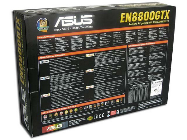 Tarjeta de Video ASUS EN8800GTX GeForce 8800GTX, 768MB DDR3, Dual DVI, Salida a TV/HDTV. Para puerto PCI Express 16x