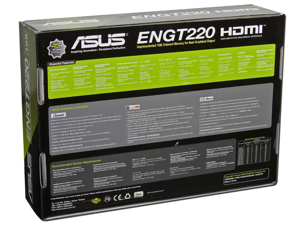 Tarjeta de Video ASUS NVIDIA GeForce GT 220, 1GB DDR2, HDMI. Puerto PCI Express 2.0