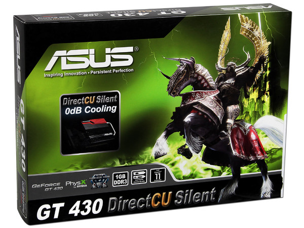 Tarjeta de Video Asus NVIDIA GeForce GT 430 DirectCU Silent, 1GB DDR3, HDMI, DVI, VGA. Puerto PCI Express 2.0 