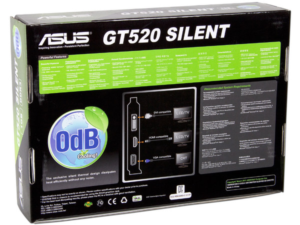 Tarjeta de Video Asus NVIDIA GeForce GT520, 1GB DDR3, HDMI, DVI. Puerto PCI Express 2.0
