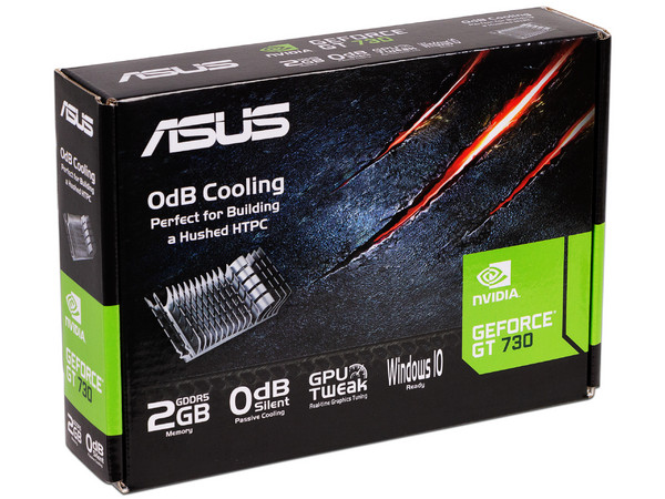 Tarjeta de Video ASUS NVIDIA GeForce GT 730, 2GB GDDR5, 1xHDMI 1.4, 1xDVI, 1xVGA, PCI Express 2.0.