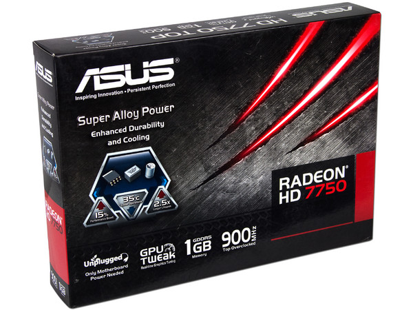 Tarjeta de Video Asus AMD Radeon HD 7750, 1 GB GDDR5, DisplayPort, HDMI, DVI, Puerto PCI Express 3.0.