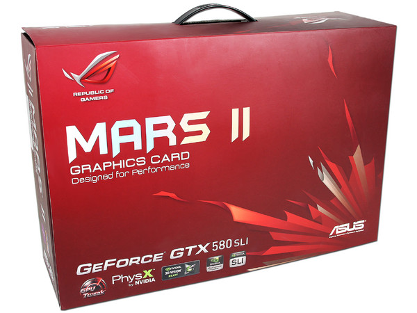 Tarjeta de Video Edición limitada Asus Mars II NVIDIA GeForce GTX 580 SLI, 3GB GDDR5, Display Port, HDMI, DVI. Puerto PCI Express 2.0