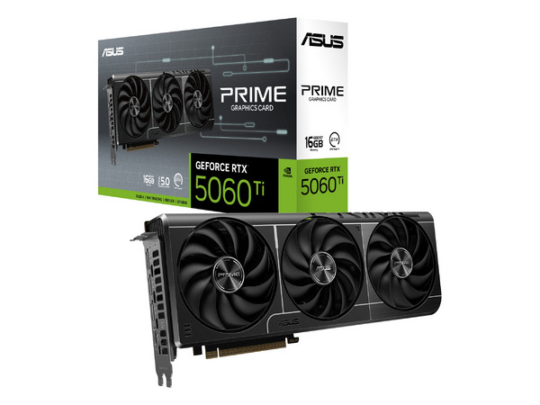 Tarjeta de Video NVIDIA GeForce RTX 5060 Ti ASUS PRIME, 16GB GDDR7, 1xHDMI, 3xDisplayPort, PCI Express x16 5.0