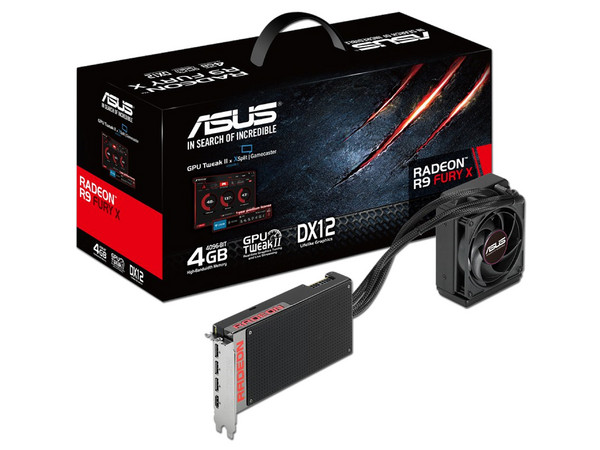 Tarjeta de Video AMD ASUS Radeon R9 FURY X, 4GB HBM, 1xHDMI, 3xDisplayPort, PCI Express x16 3.0