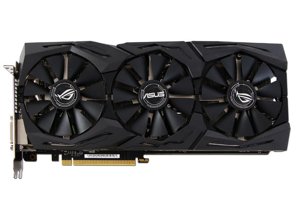 Tarjeta de Video NVIDIA GeForce GTX 1080 ASUS ROG STRIX, 8GB GDDR5X, 1xHDMI, 1xDVI, 2xDisplayPort, PCI Express x16 3.0