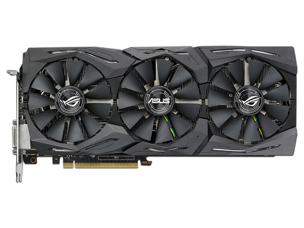 Tarjeta de Video NVIDIA GeForce GTX 1080 ASUS ROG STRIX OC, 8GB GDDR5X, 2xHDMI, 1xDVI, 2xDisplayPort, PCI Express 3.0
