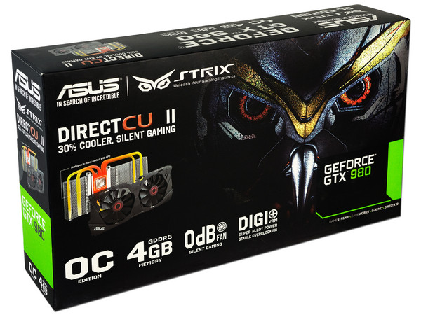 Tarjeta de Video NVIDIA ASUS GeForce GTX 980, 4GB GDDR5, 1xHDMI, 1xDVI, 3xDisplayPort, PCI Express x16 3.0
