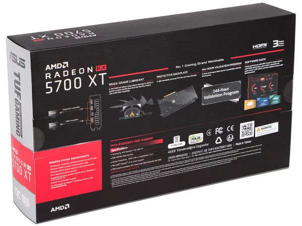 Tarjeta de Video AMD Radeon RX 5700 XT ASUS TUF GAMING OC, 8GB GDDR6, 1xHDMI, 3xDisplayPort, PCI Express 4.0