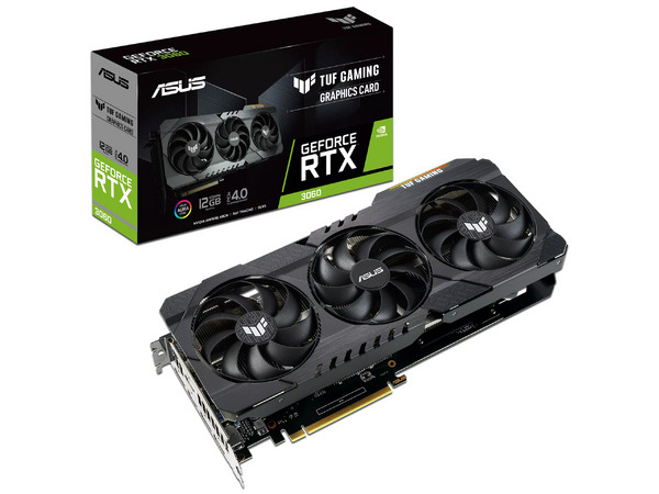 Tarjeta de Video NVIDIA GeForce RTX 3060 ASUS TUF GAMING, 12GB GDDR6, 2xHDMI 2.1, 3xDisplayPort 1.4a, PCI Express 4.0.