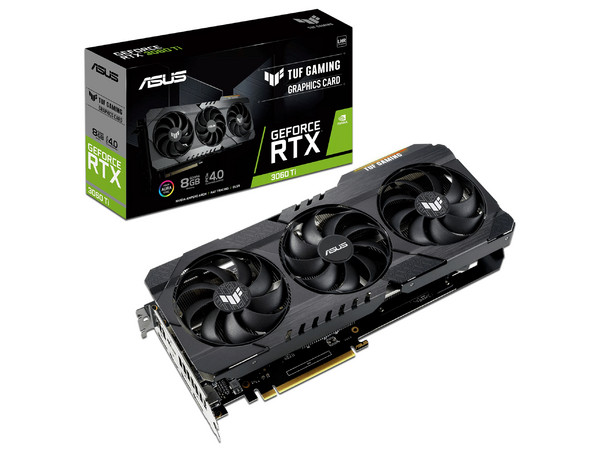 Tarjeta de Video NVIDIA GeForce RTX 3060 Ti ASUS TUF Gaming V2, 8GB GDDR6, 2xHDMI, 3xDisplayPort, PCI Express 4.0