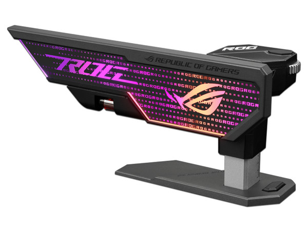Soporte para Tarjetas Gráficas Asus ROG Herculx, Ajustable 72-128 mm, ARGB.