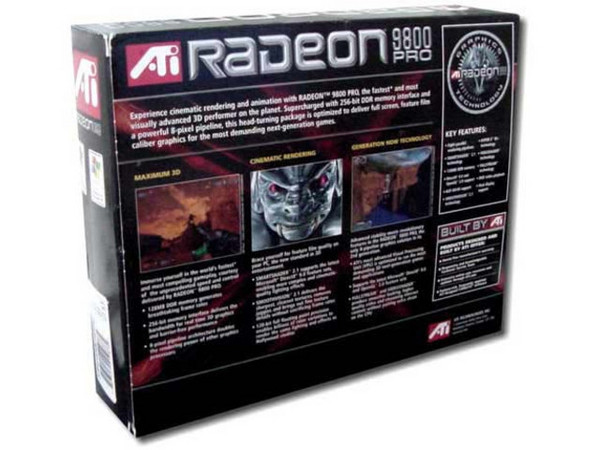 Tarjeta de Video ATI Radeon 9800 PRO, 128MB.