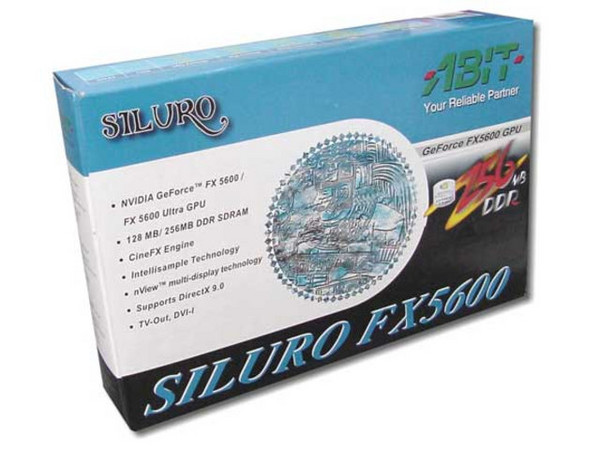 T. Video Abit Siluro GeForce™ FX5600 DT con 256Mb DDR, Salida a TV
