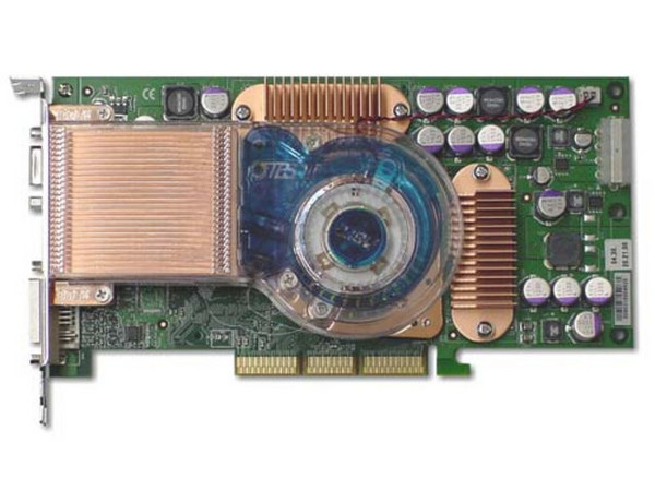 T. Video Abit Siluro GeForce™ FX5800, 128Mb DDR II, AGP 8X, con Salida a TV y Sistema de Enfriamento (OTES).