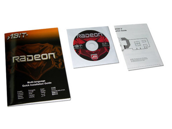 T. de Video ABIT ATI Radeon 9550-V con 128MB DDR, Salida a TV y AGP 8X/4X.