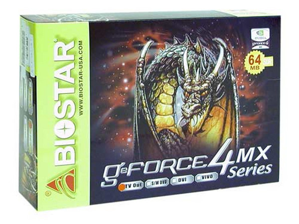 T. de Video Biostar GeForce4 MX440 con 64Mb con salida a TV