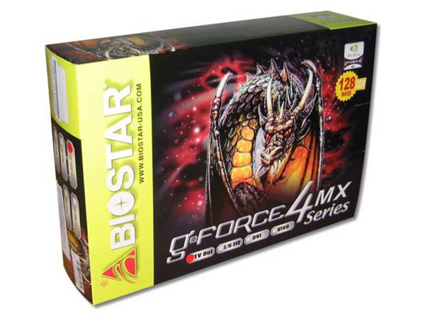 T. de Video GeForce 4 MX440 con 128Mb DDR, Salida a TV. AGP 8X