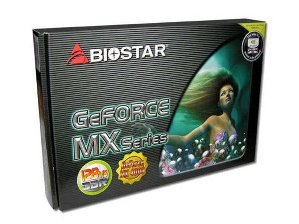 T. de Video Biostar GeForce MX4000 con 128MB DDR, Salida a TV y AGP 8X