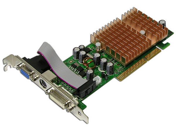T. de Video BIOSTAR nVidia GeForce 6200A con 256MB DDR2, Salida a TV. Puerto AGP 8X