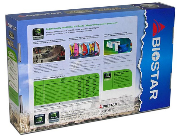 Tarjeta de Video Biostar NVIDIA GeForce 8600GT, 512MB DDR2, Salida a TV, 100% compatible con DirectX 10. Puerto PCI Express x16