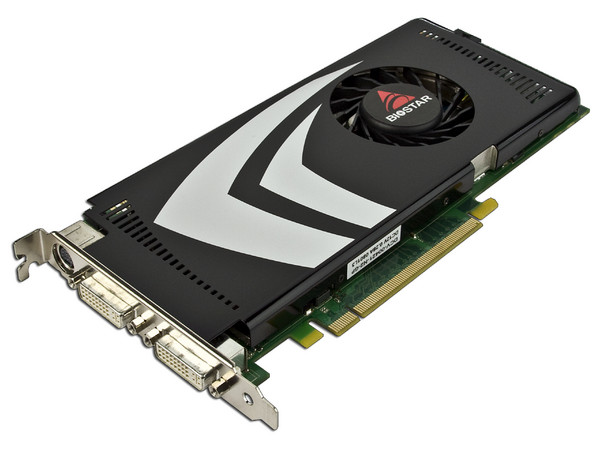 Tarjeta de Video Biostar NVIDIA GeForce 9600GT, 512MB DDR3, Salida a TV, 100% compatible con DirectX 10. Puerto PCI Express 2.0